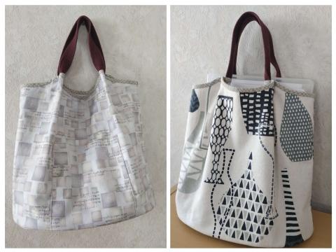 リバーシブルバッグ