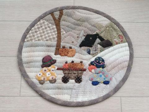 オーバルタペストリー「ハロウィーン」