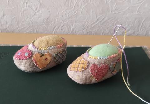 ベビーシューズ型ピンクッション