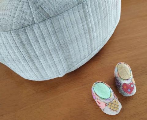 ベビーシューズ型ピンクッション