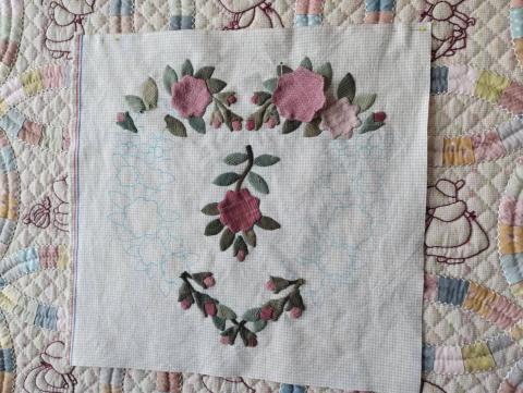 アップリケ途中経過