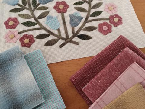 ばらとチューリップ