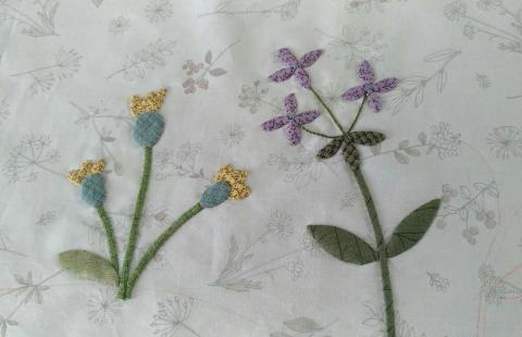 紫の花