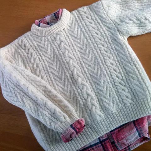 昔編んだセーター