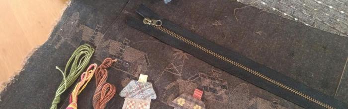 ポーチを作り始めました