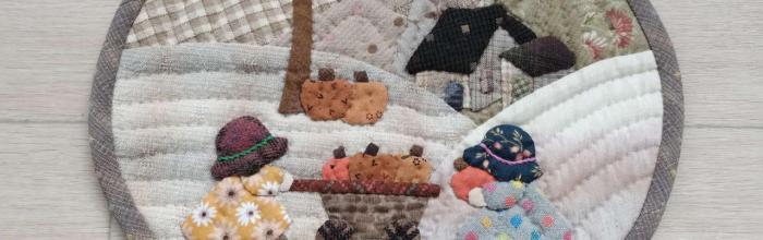 オーバルタペストリー「ハロウィーン」