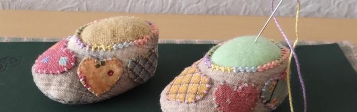 ベビーシューズ型ピンクッション