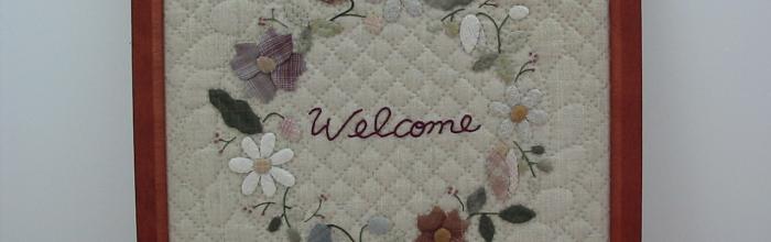 ｢Welcome｣のフレーム