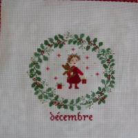 クロスステッチ12月完成