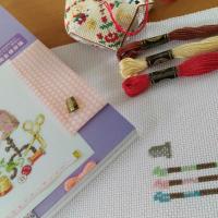 刺しゅう糸のステッチ